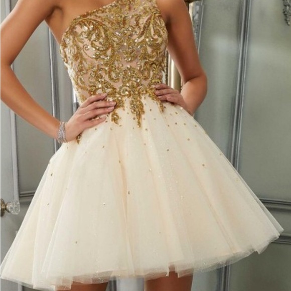 MORILEE SEQUIN ONE SHOULDER SHORT PARTY DRESS - Picture 10 of 11